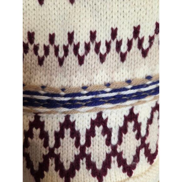 RAG & BONE Willow Fair Isle Wool Cardigan Extra Small 100% Wool - Picture 9 of 12